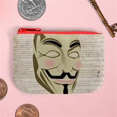 We The Anonymous People Coin Change Purse from ArtsNow.com Front