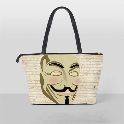 We The Anonymous People Large Shoulder Bag from ArtsNow.com Back