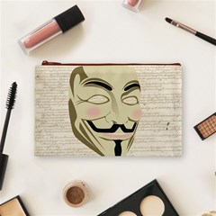 We The Anonymous People Cosmetic Bag (Medium) from ArtsNow.com Front