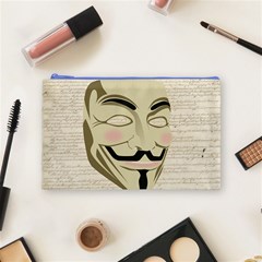 We The Anonymous People Cosmetic Bag (Medium) from ArtsNow.com Front