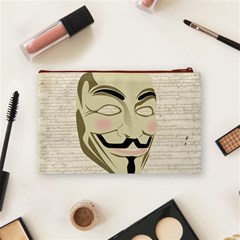 We The Anonymous People Cosmetic Bag (Medium) from ArtsNow.com Back