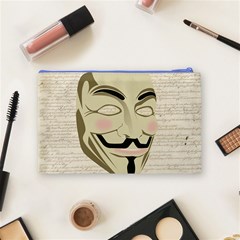 We The Anonymous People Cosmetic Bag (Medium) from ArtsNow.com Back