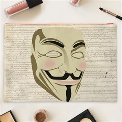 We The Anonymous People Cosmetic Bag (XXL) from ArtsNow.com Back