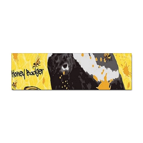 Honeybadgersnack Bumper Sticker from ArtsNow.com Front