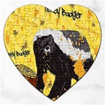 Honeybadgersnack Jigsaw Puzzle (Heart)