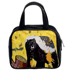 Honeybadgersnack Classic Handbag (Two Sides) from ArtsNow.com Front