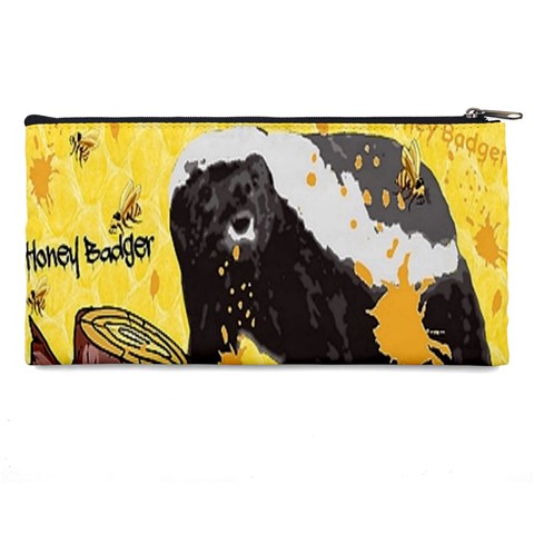 Honeybadgersnack Pencil Case from ArtsNow.com Back