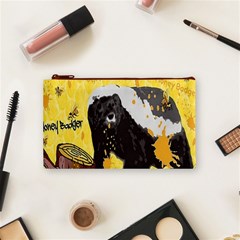 Honeybadgersnack Cosmetic Bag (Small) from ArtsNow.com Front