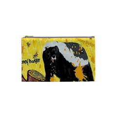 Honeybadgersnack Cosmetic Bag (Small) from ArtsNow.com Front