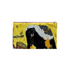 Honeybadgersnack Cosmetic Bag (Small) from ArtsNow.com Back