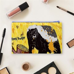 Honeybadgersnack Cosmetic Bag (Medium) from ArtsNow.com Back