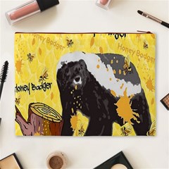 Honeybadgersnack Cosmetic Bag (XL) from ArtsNow.com Back