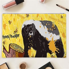 Honeybadgersnack Cosmetic Bag (XXL) from ArtsNow.com Back