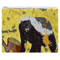 Honeybadgersnack Cosmetic Bag (XXXL) from ArtsNow.com Front