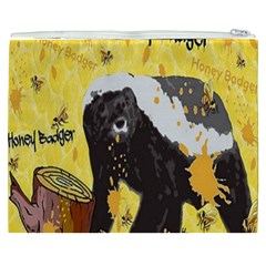 Honeybadgersnack Cosmetic Bag (XXXL) from ArtsNow.com Back