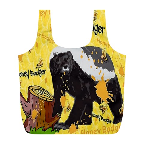 Honeybadgersnack Reusable Bag (L) from ArtsNow.com Back