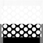 Black And White Polkadot Jigsaw Puzzle (Rectangle)