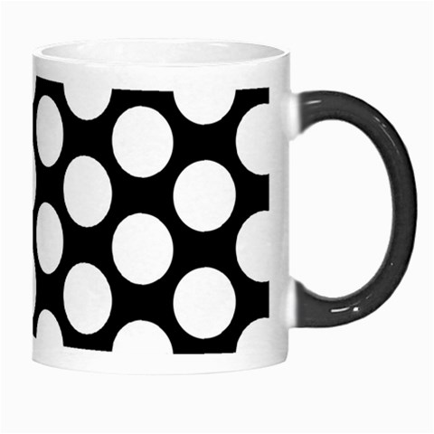 Black And White Polkadot Morph Mug from ArtsNow.com Right