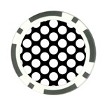 Black And White Polkadot Poker Chip