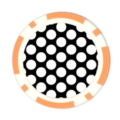 Black And White Polkadot Poker Chip (10 Pack) from ArtsNow.com Front