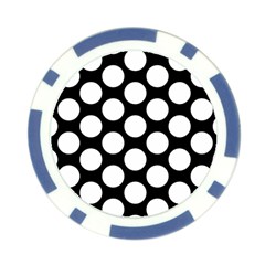 Black And White Polkadot Poker Chip (10 Pack) from ArtsNow.com Back