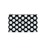 Black And White Polkadot Cosmetic Bag (Small)