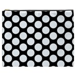 Black And White Polkadot Cosmetic Bag (XXXL)