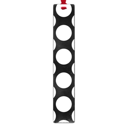 Black And White Polkadot Large Bookmark from ArtsNow.com Front