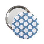 Blue Polkadot Handbag Mirror (2.25 )