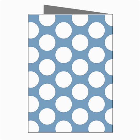 Blue Polkadot Greeting Card from ArtsNow.com Right