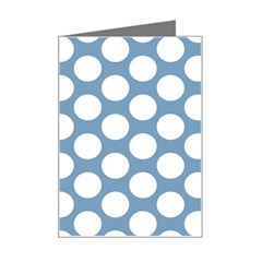 Blue Polkadot Mini Greeting Card from ArtsNow.com Left