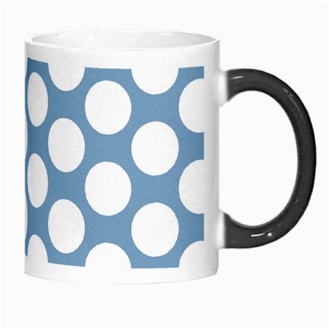 Blue Polkadot Morph Mug from ArtsNow.com Right