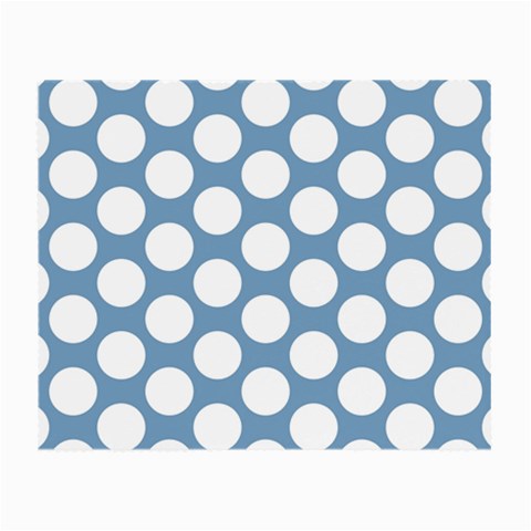 Blue Polkadot Glasses Cloth (Small) from ArtsNow.com Front