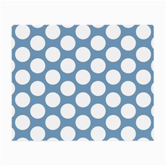 Blue Polkadot Glasses Cloth (Small, Two Sided) from ArtsNow.com Back