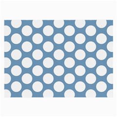 Blue Polkadot Glasses Cloth (Large, Two Sided) from ArtsNow.com Front