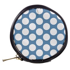 Blue Polkadot Mini Makeup Case from ArtsNow.com Back