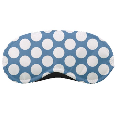 Blue Polkadot Sleeping Mask from ArtsNow.com Front