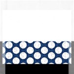 Dark Blue Polkadot Jigsaw Puzzle (Rectangle)