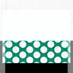 Emerald Green Polkadot Jigsaw Puzzle (Rectangle)