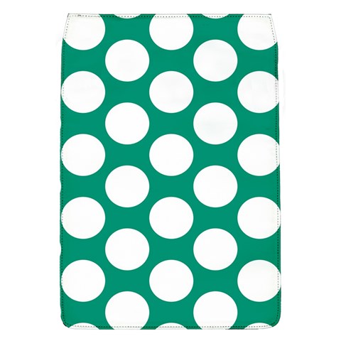 Emerald Green Polkadot Removable Flap Cover (Large) from ArtsNow.com Front