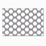 Grey Polkadot Postcards 5  x 7  (10 Pack)