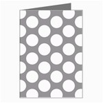 Grey Polkadot Greeting Card