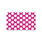 Pink Polkadot Magnet (Name Card)