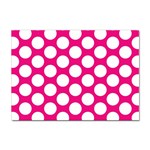 Pink Polkadot A4 Sticker 100 Pack