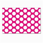 Pink Polkadot Postcards 5  x 7  (10 Pack)