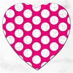 Pink Polkadot Jigsaw Puzzle (Heart)