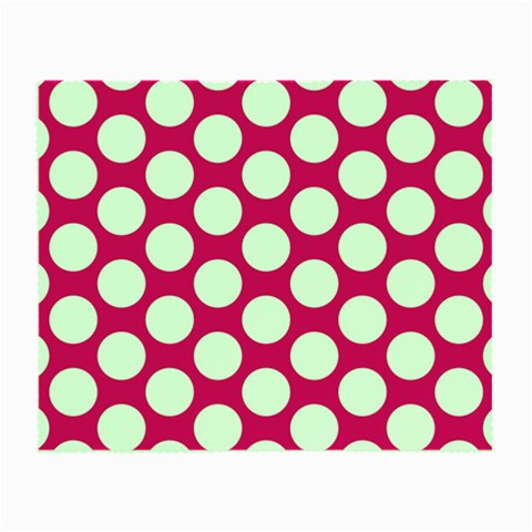 Pink Polkadot Glasses Cloth (Small) from ArtsNow.com Front