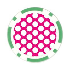 Pink Polkadot Poker Chip (10 Pack) from ArtsNow.com Back