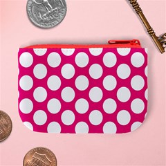 Pink Polkadot Coin Change Purse from ArtsNow.com Back