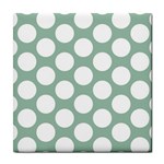 Jade Green Polkadot Ceramic Tile